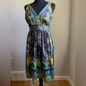 Ice v neck sleeveless dress